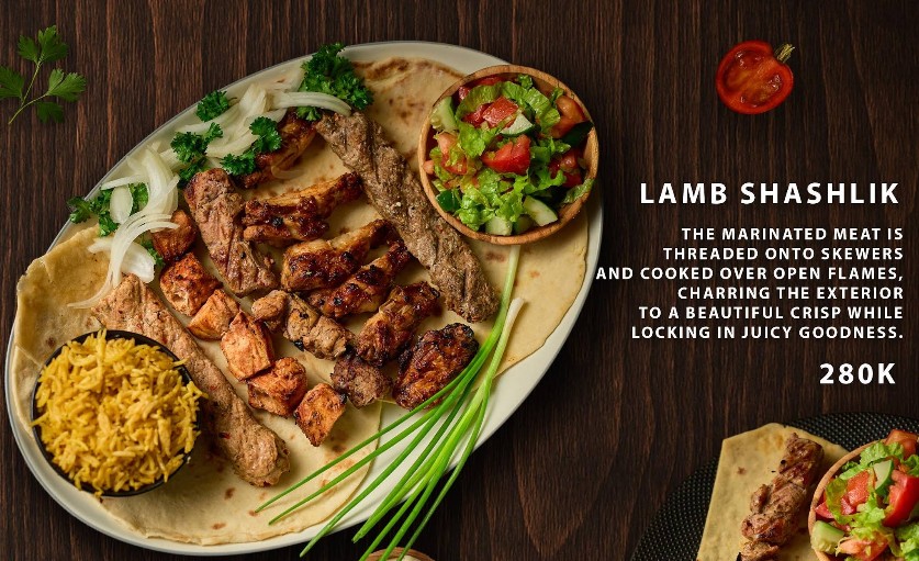 Lamb Shashlik — шашлык из баранины на шпажках